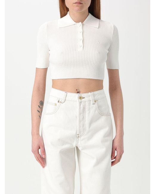 CourrÈ Ges Polo Mujer Courreges de color White