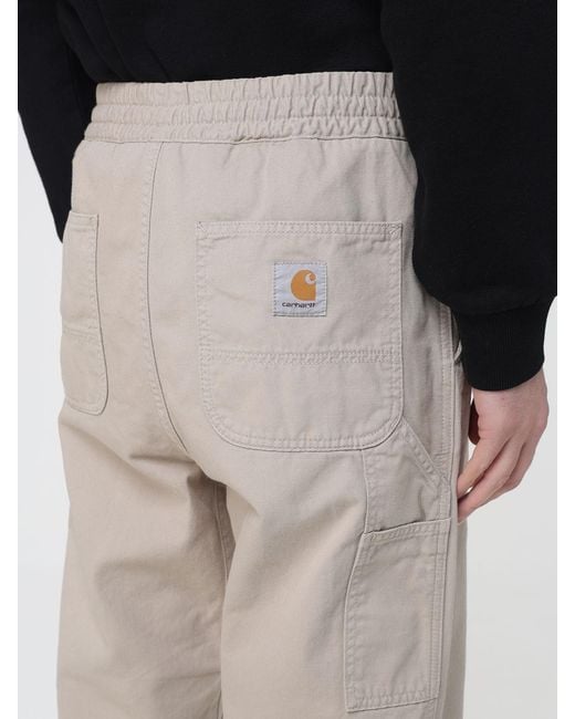 Carhartt Gray Cotton Trousers for men
