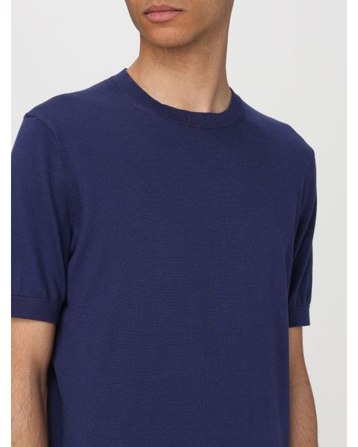 Camiseta Zegna de hombre de color Blue