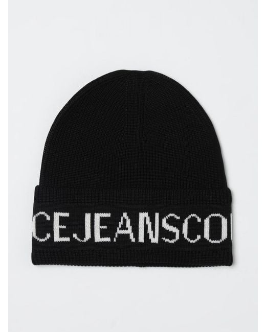 Versace Jeans Couture Black Hat for men