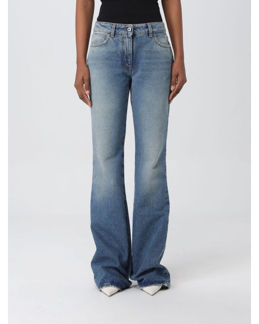 Jeans in denim di Off-White c/o Virgil Abloh in Blue