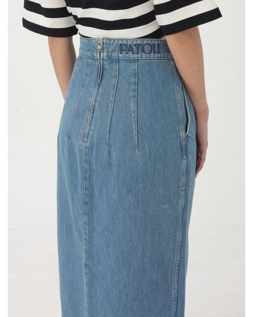 Patou Blue Skirt
