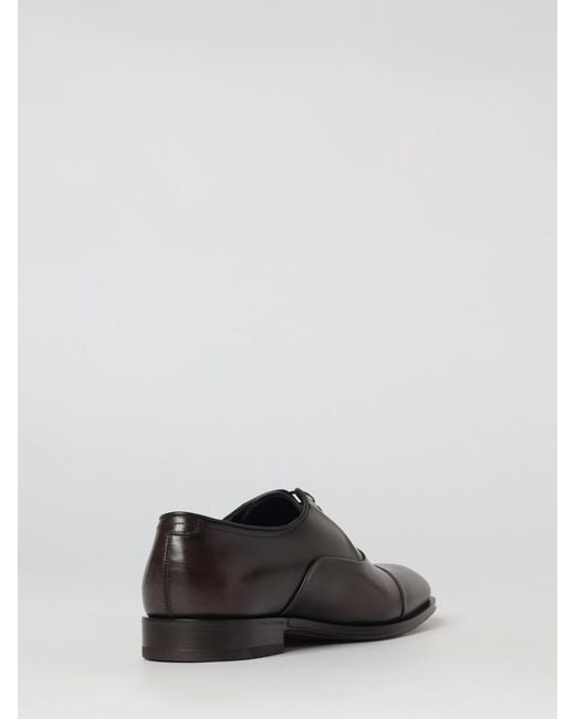 Ferragamo White Leather Oxford for men