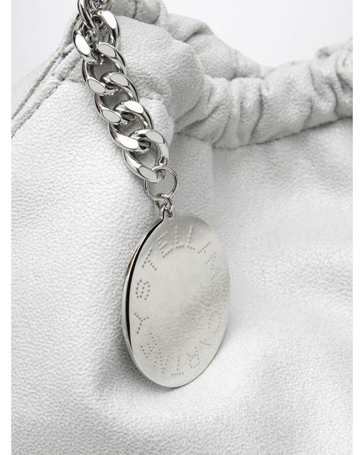 Stella McCartney Gray Falabella Faux Suede Bag