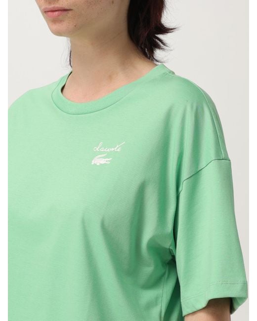 Lacoste Green T-Shirt Damen