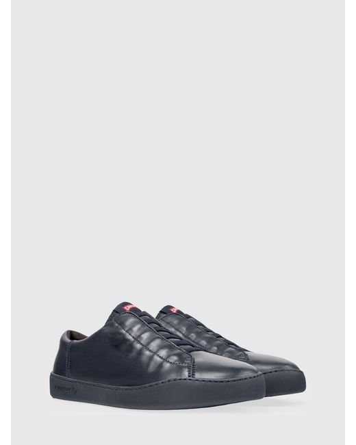 Camper Blue Peu Touring Leather Sneakers for men