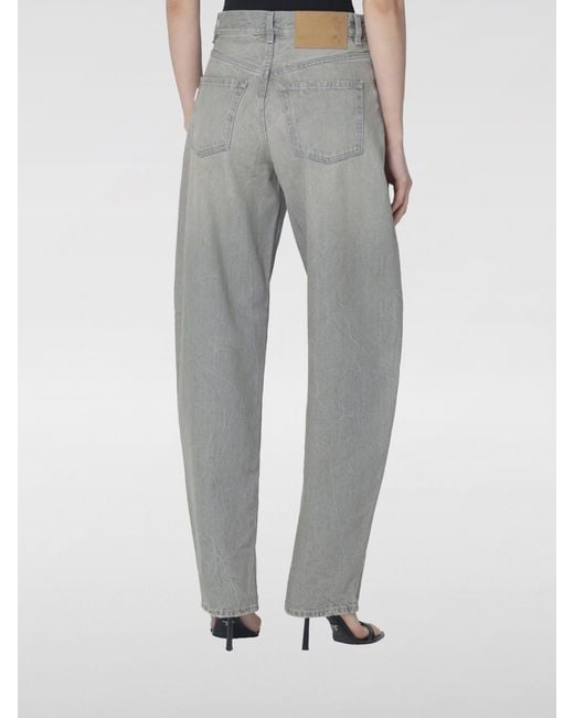 Haikure Gray Bibi High-Waisted Five-Pocket Baggy Jeans