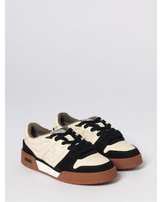 Fendi Multicolor Match Leather Sneakers