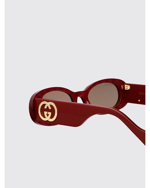 Gucci Red Gg0517S Acetate Sunglasses