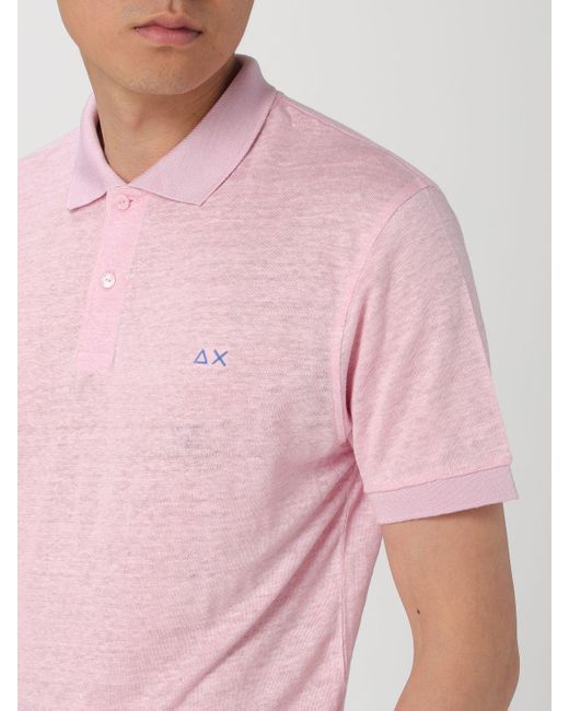 Camiseta Sun 68 de hombre de color Pink
