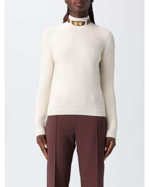 Maglia A Dolcevita di Elisabetta Franchi in White