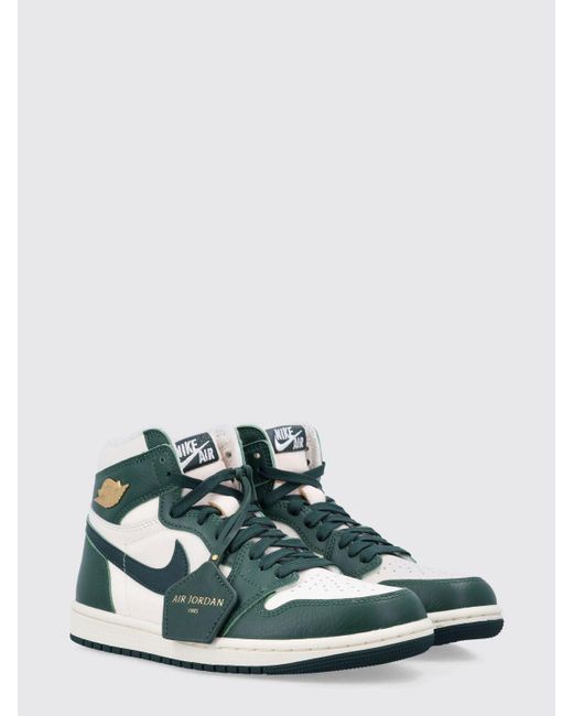 Sneakers Air Jordan 1 di Nike in Green