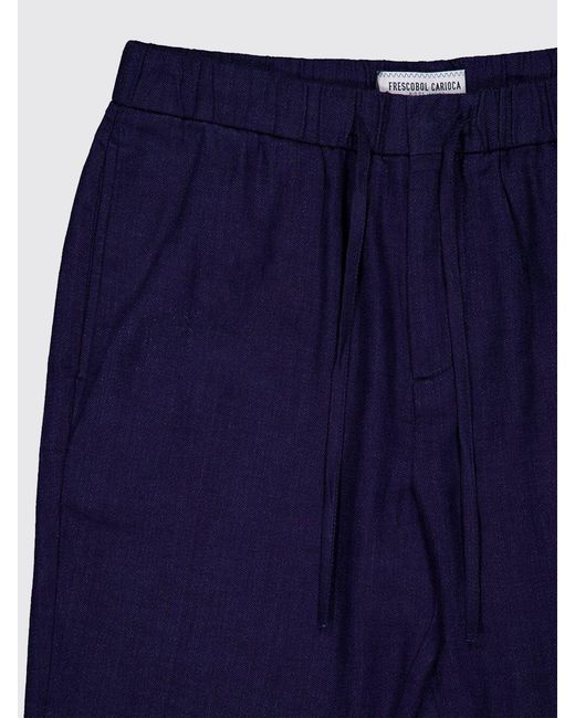 Frescobol Carioca Blue Pants for men