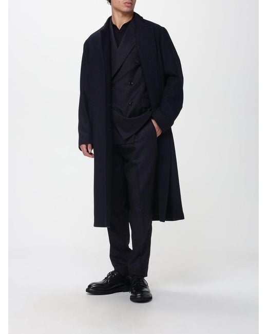 Boglioli Blue Coat for men
