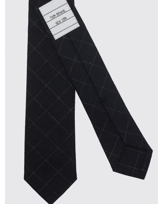 Thom Browne Black Tie for men