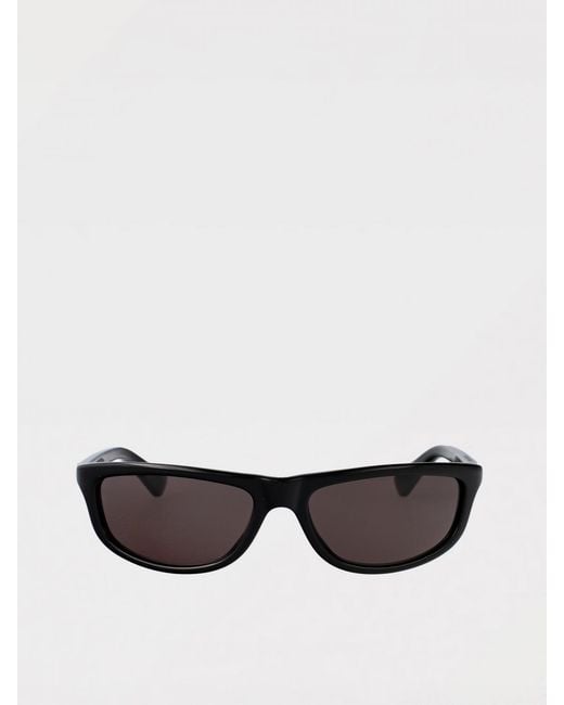 Bottega Veneta Black Contemporary Sunglasses With Rectangular Frames For Everyday Style for men