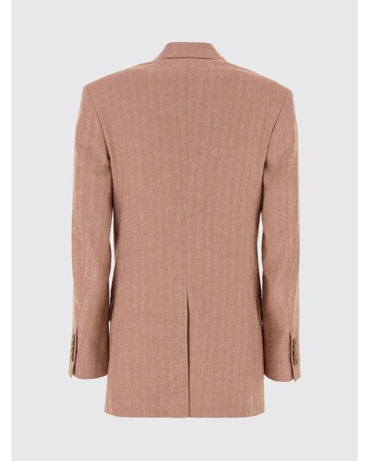 Jacob Cohen Pink Pinstriped Double-Breasted Blazer