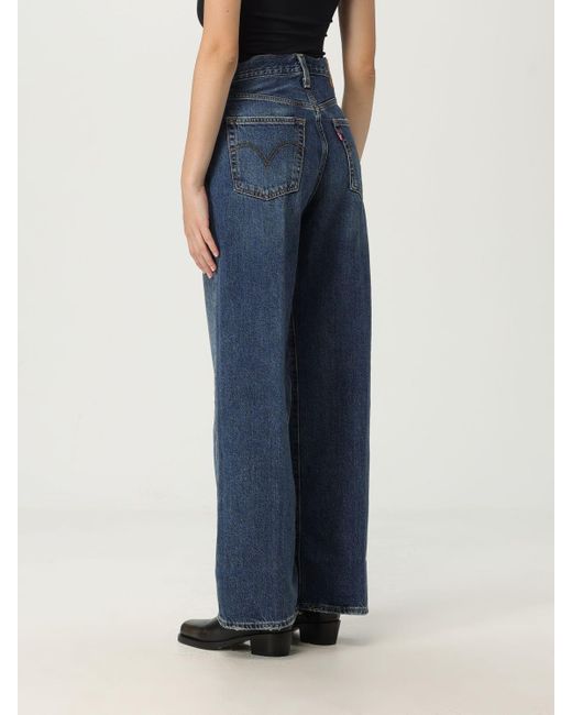 Levi's Blue Cotton Denim Jeans