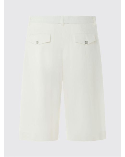 Casablanca White Cotton Tailored Shorts for men