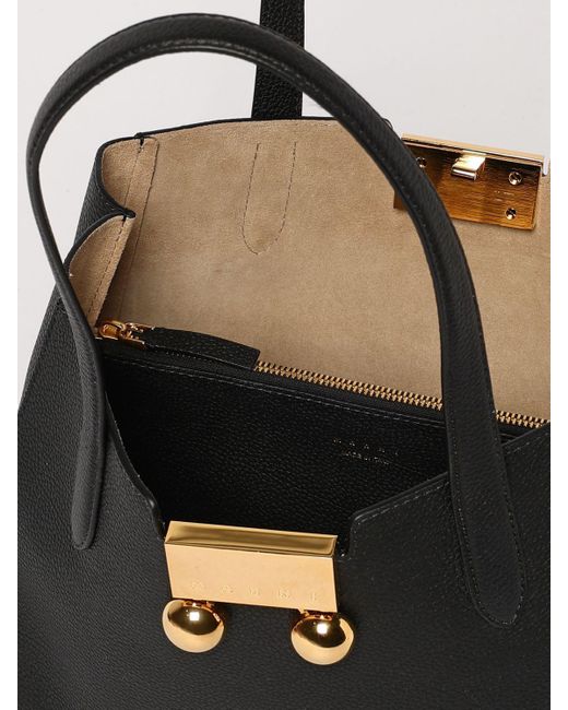 Borsa Trunkaroo Tote di Marni in Black