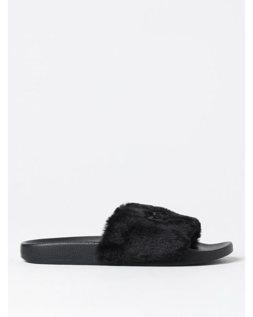 Versace Jeans Couture White Flat Sandals