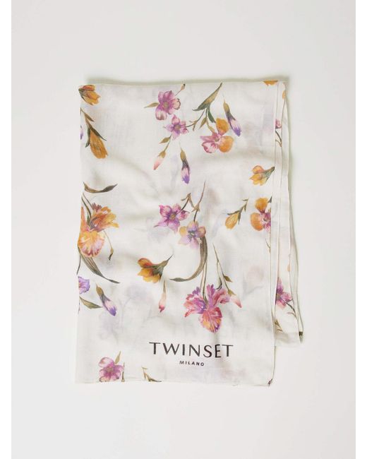 Twinset White Seidentuch Damen