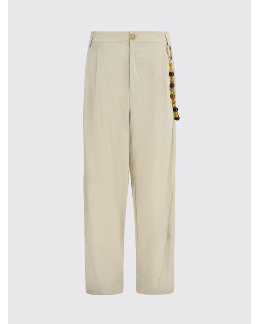 DARKPARK Natural Wide Leg Cotton Trousers
