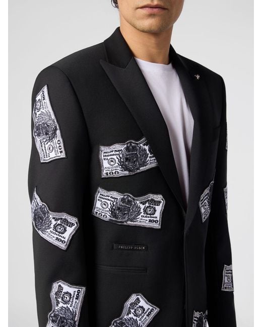 Philipp Plein Black Blazer for men