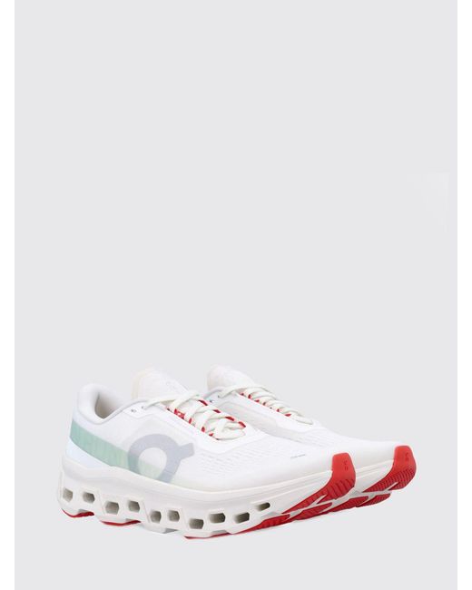 On Shoes White Cloudmonster 1 Recycled Mesh Sneakers On for men