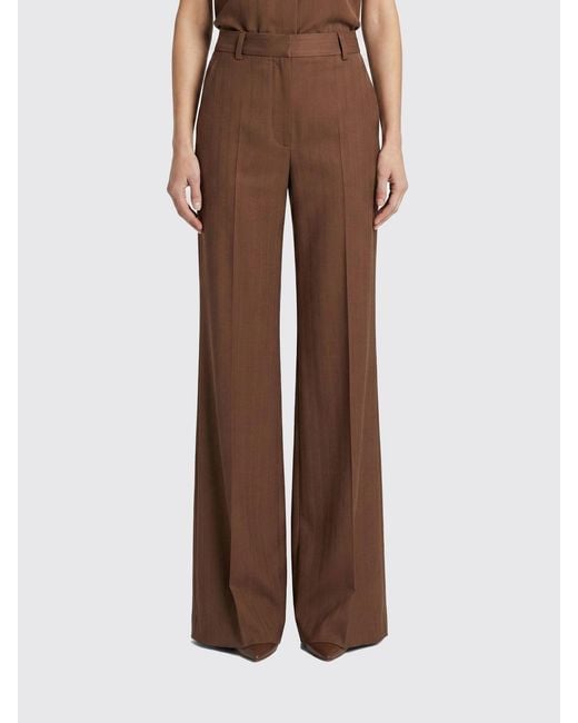 Stella McCartney Brown Wool Trousers