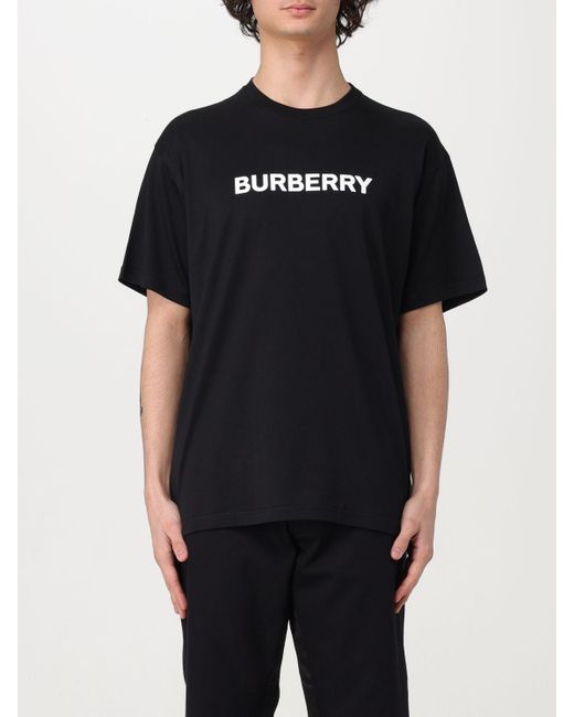 T-shirt Burberry pour homme en coloris Black
