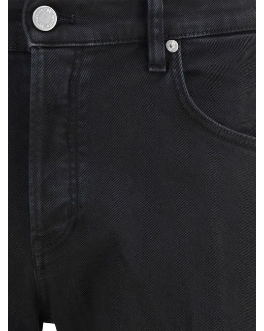 PT Torino Black Denim Slim Fit Jeans for men