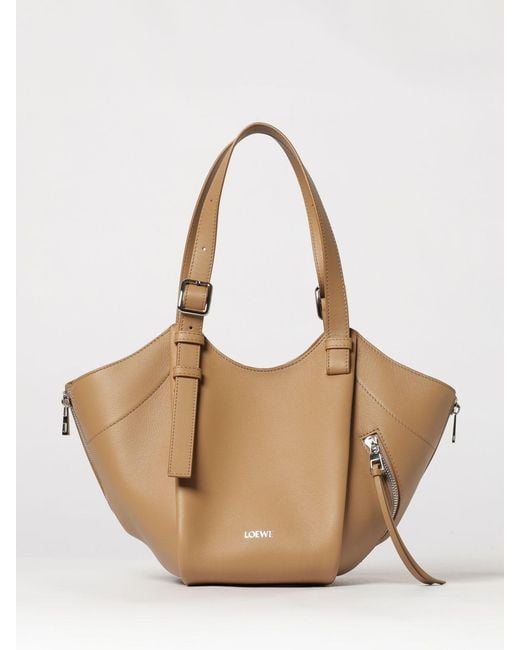 Loewe Natural Hammock Flip Leather Bag