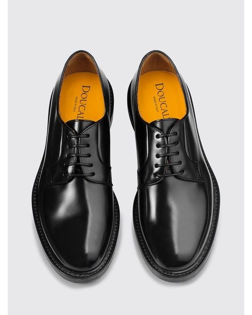 Doucal's White Brogue Shoes for men