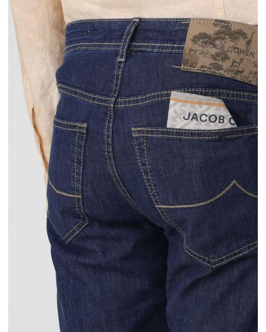 Jacob Cohen Blue Denim Slim Fit Jeans for men