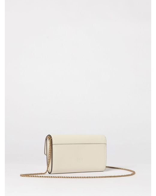Pinko Natural Love Bag Simply Leather Wallet Bag
