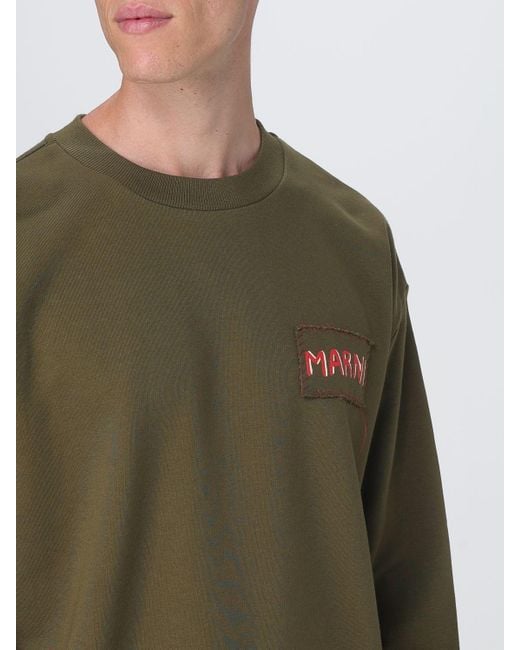 Sudadera Hombre Marni de hombre de color Green