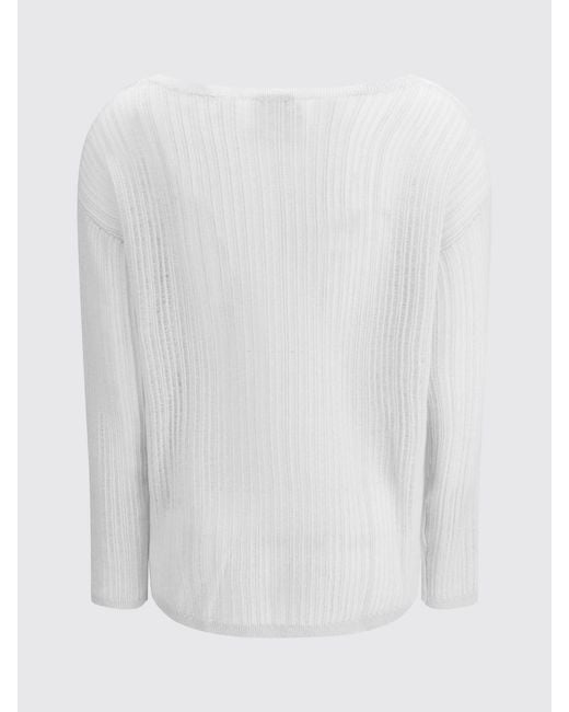 Pullover Girocollo di Allude in White