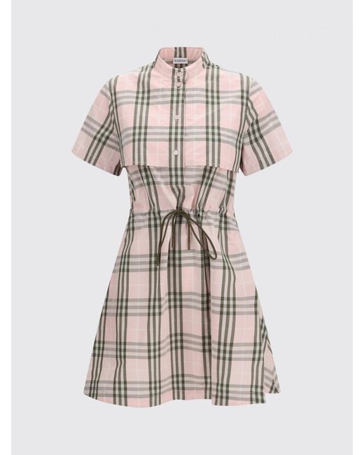 Burberry Natural Check Cotton Dress