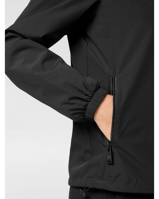Philipp Plein Black Hooded Windbreaker Jacket