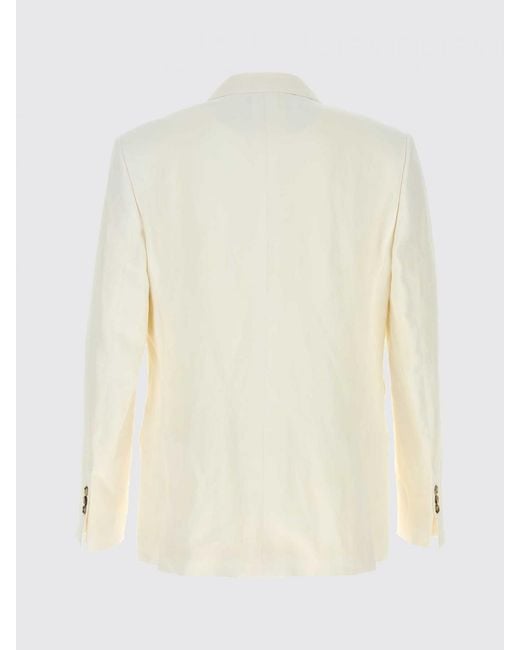 AMI Natural Single-Breasted Blazer for men