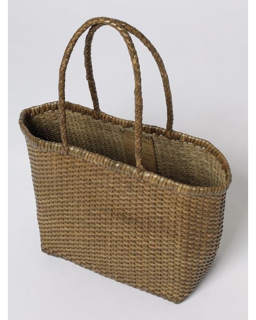 Dragon Diffusion Natural Woven Leather Bag