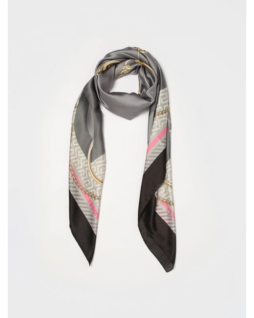 Liu Jo Black Printed Scarf