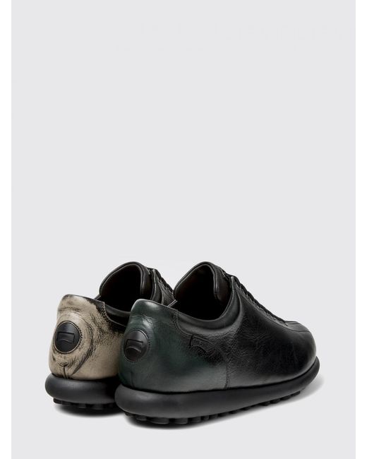 Camper Black Twins Vegetable-Tanned Leather Sneakers for men