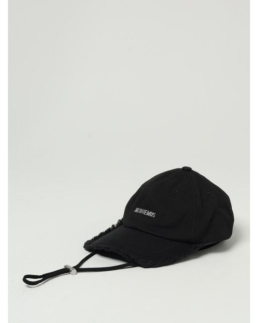 Jacquemus Black Baseball Cap for men