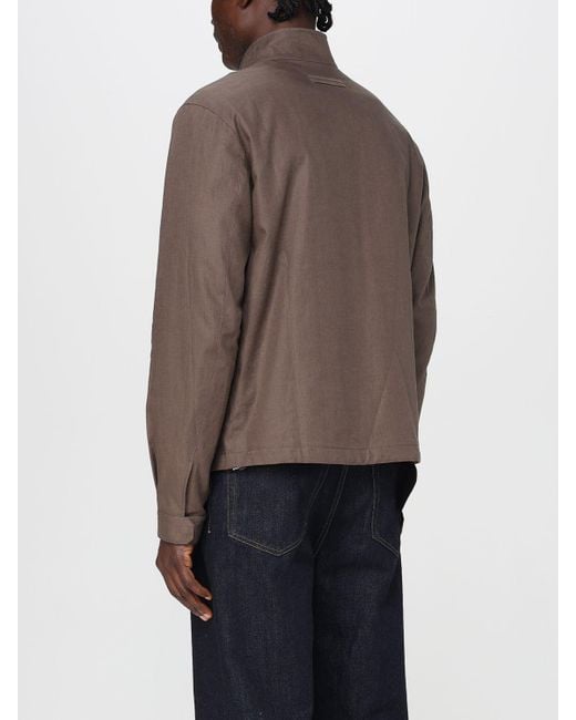 Zegna Mantel Herren in Brown für Herren