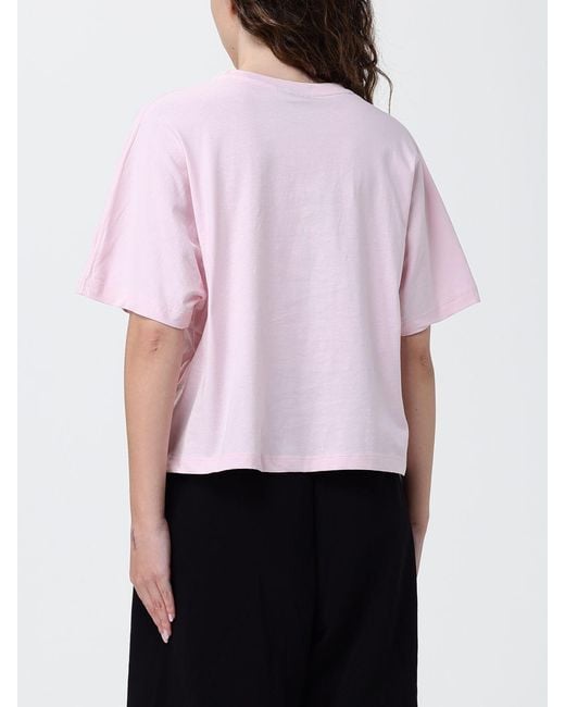 DISCLAIMER White Relaxed Fit Cotton T-Shirt With Printed Logo And Crew Neck