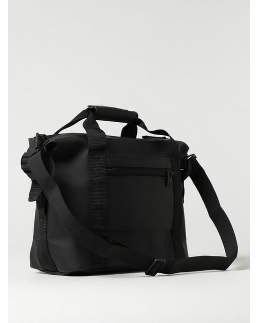 Borsa A Tracolla Uomo di Rains in Black da Uomo