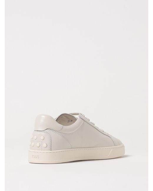 Tod's Natural Leather Sneakers for men