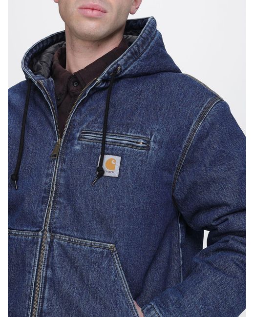 Carhartt Blue Cleveland Denim Jacket for men